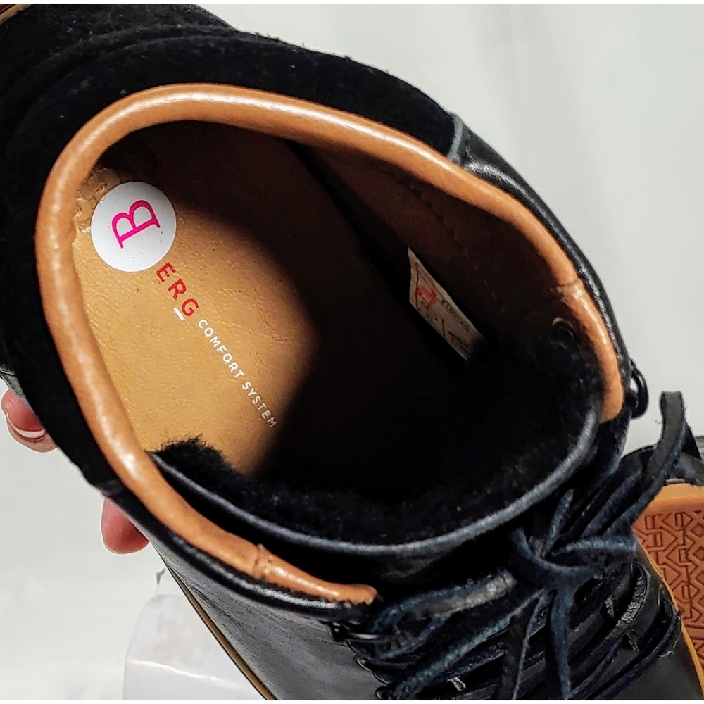 🆕UGG Grade B Hoyt Luxe Leather High Top Black - Picture 7 of 8